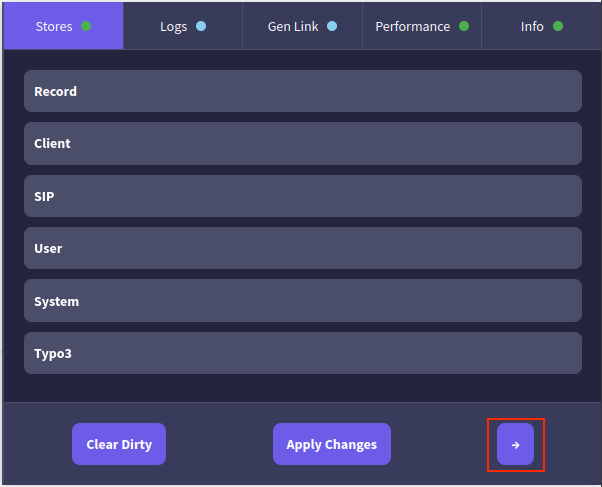 Close Dev Panel Button