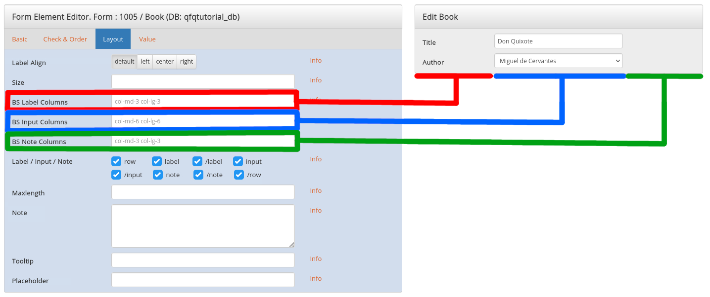 Form layout tab