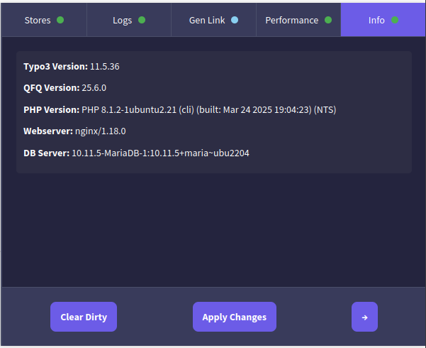 Info Tab